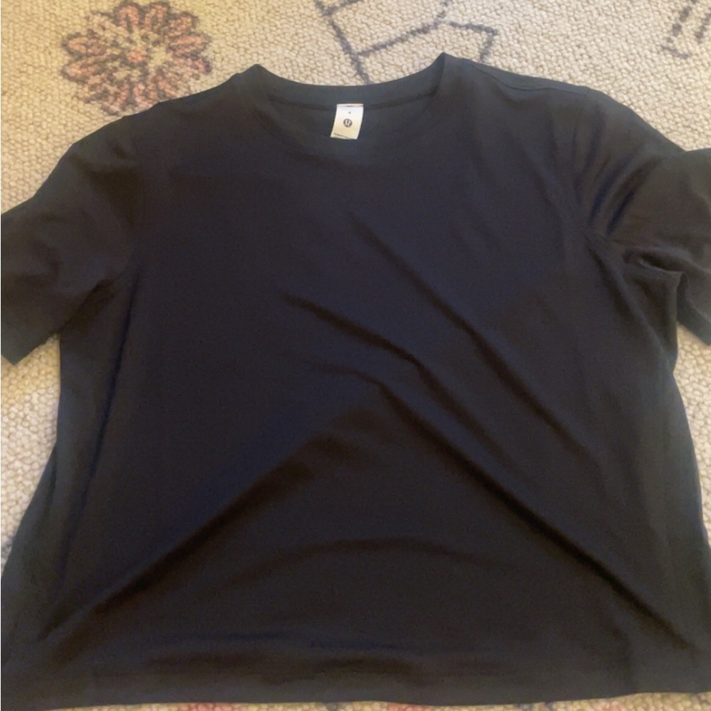 Lululemon Athletica Black Crop Top